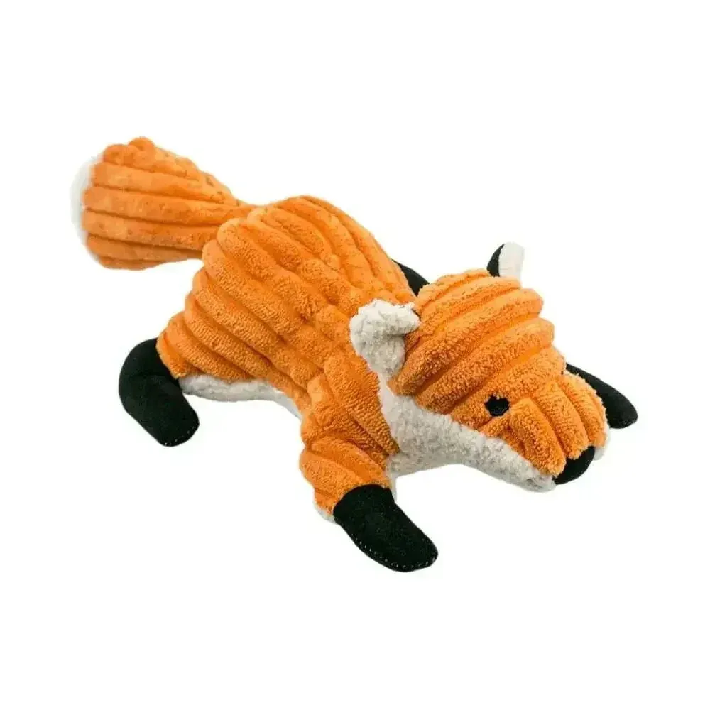 Tall Tails Fox With Squeaker Dog Toys 12"