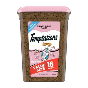 Temptations Classics Crunchy & Soft Adult Cat Treats, Shrimpy Shrimp, 16 oz