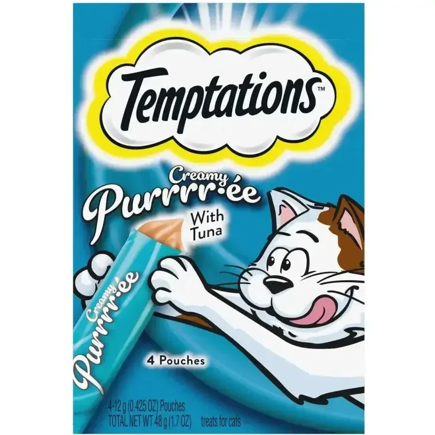 Temptations Creamy Purrrr-ee Cat Treats 1.7 oz