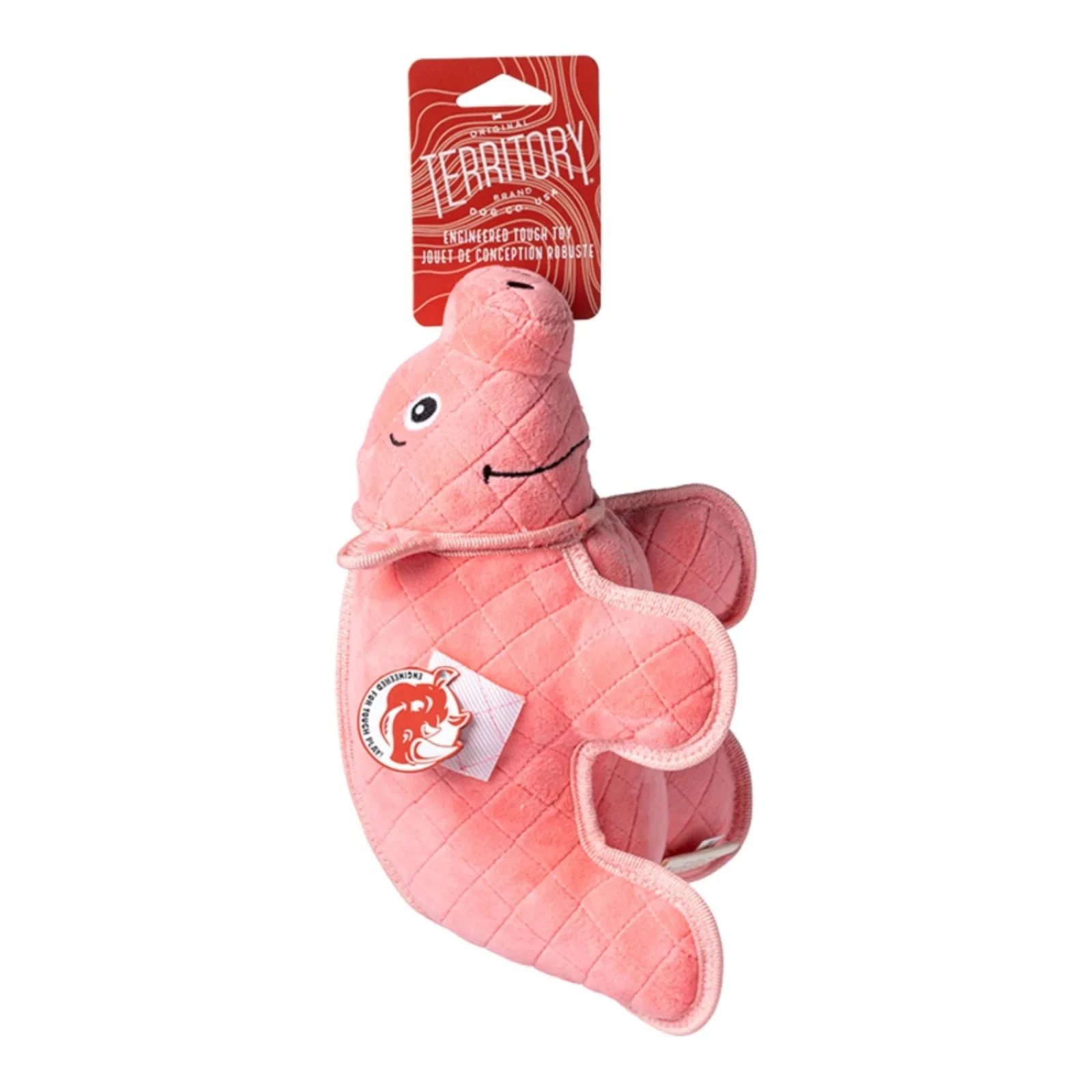Territory Dog Durable Plush Pig, 11.5 Inch