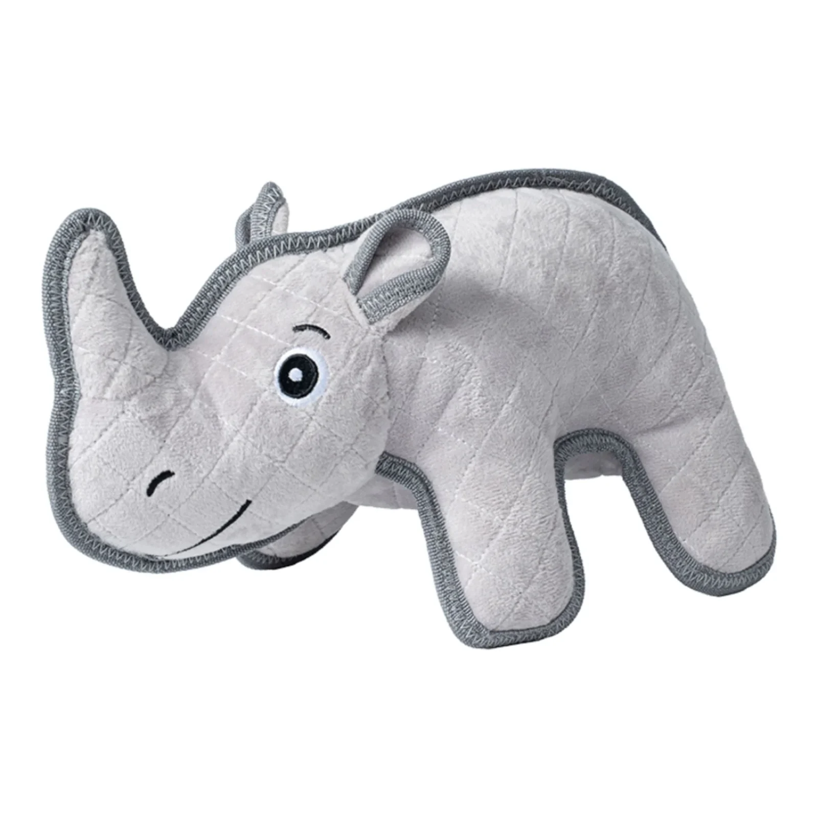 Territory Dog Durable Plush Rhino, 11.5 Inch - Image 2