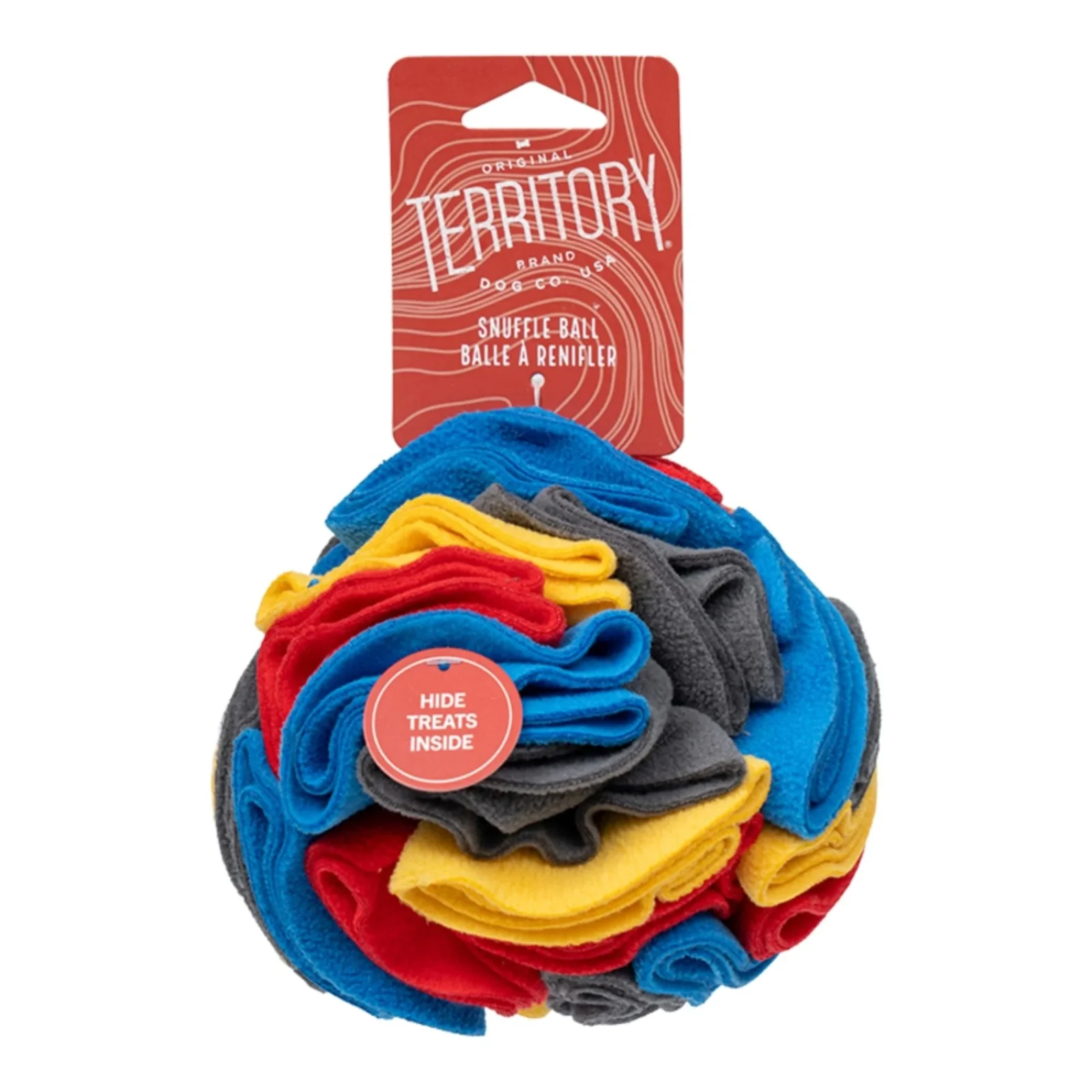 Territory Dog Foraging Ball, Primary, 6 Inch