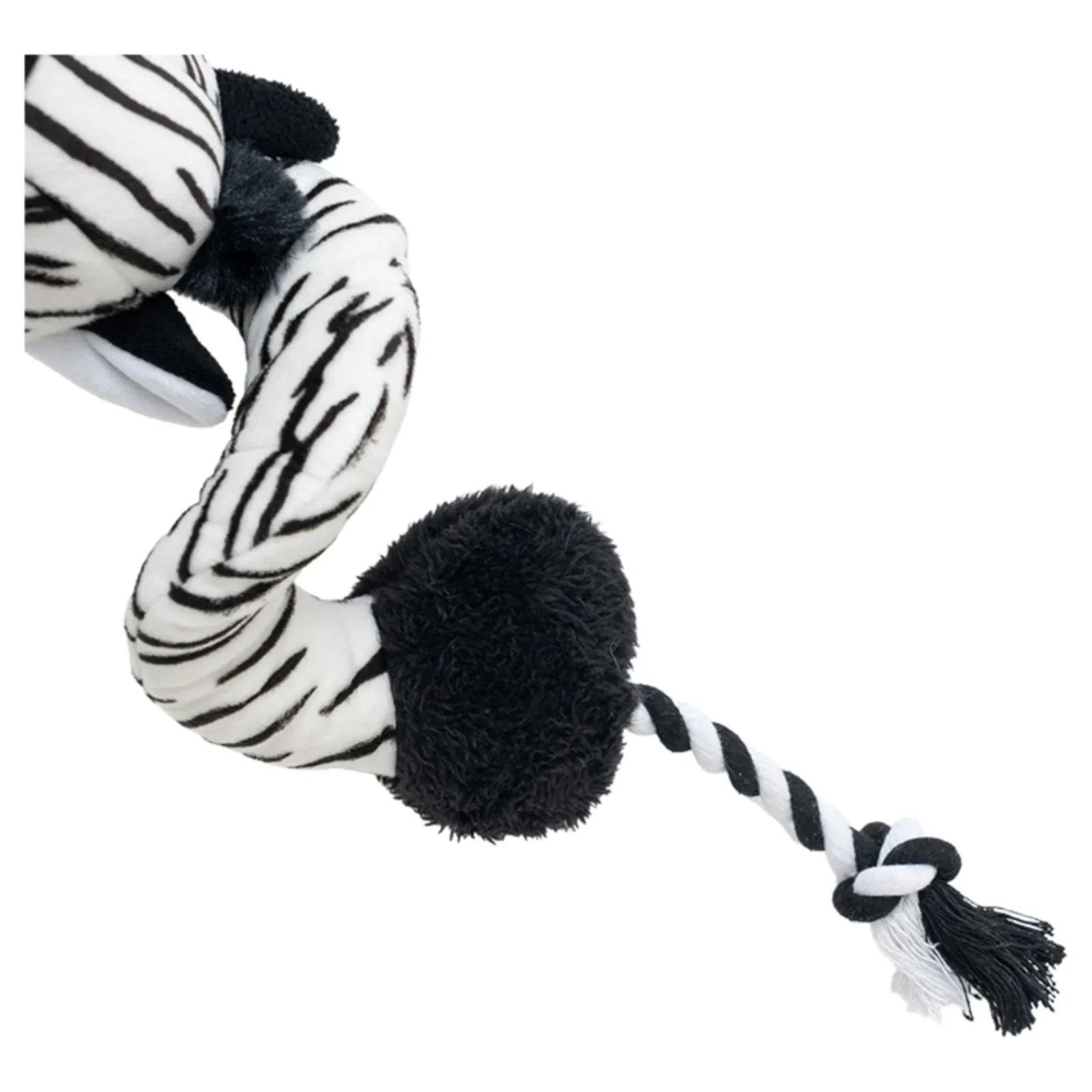 Territory Dog Loopy Tug Toy, Zebra, 33 Inches - Image 2