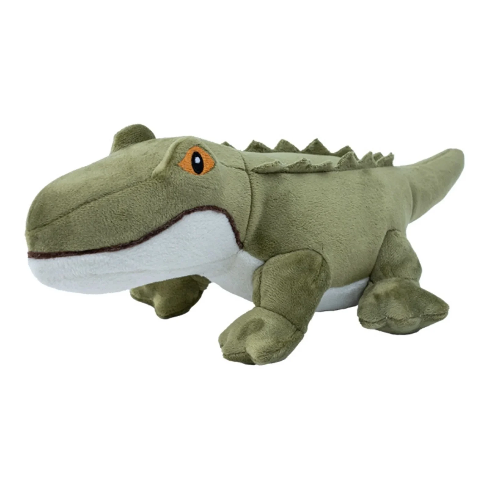 Territory Plush Squeaker Alligator Dog Toy, 11 Inches