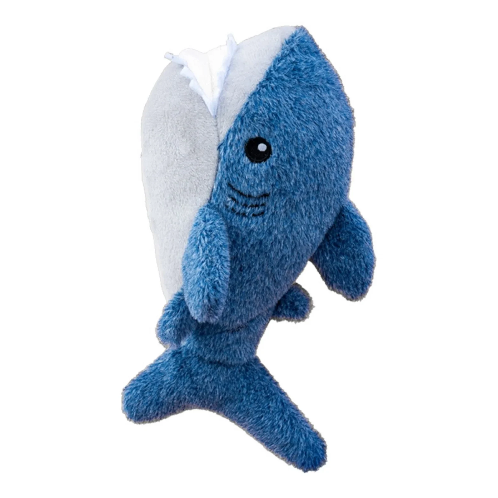 Territory Plush Squeaker Shark Dog Toy, 9 Inches