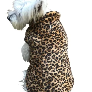 THE DOG SQUAD | Leopard Quilted Puffer
