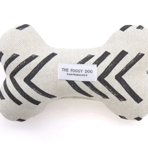 THE FOGGY DOG | Modern Mudcloth Dog Bone Toy