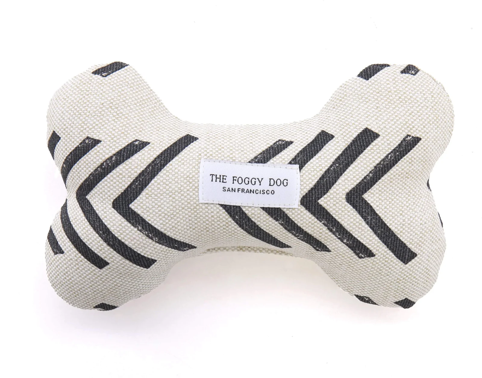 THE FOGGY DOG | Modern Mudcloth Dog Bone Toy