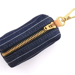 THE FOGGY DOG | Navy Pinstripe Leash Bag