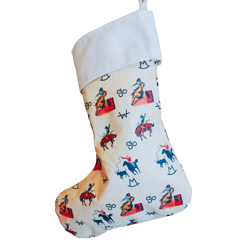 The Front Porch Label Vintage Cowboy Christmas Stocking - Image 2