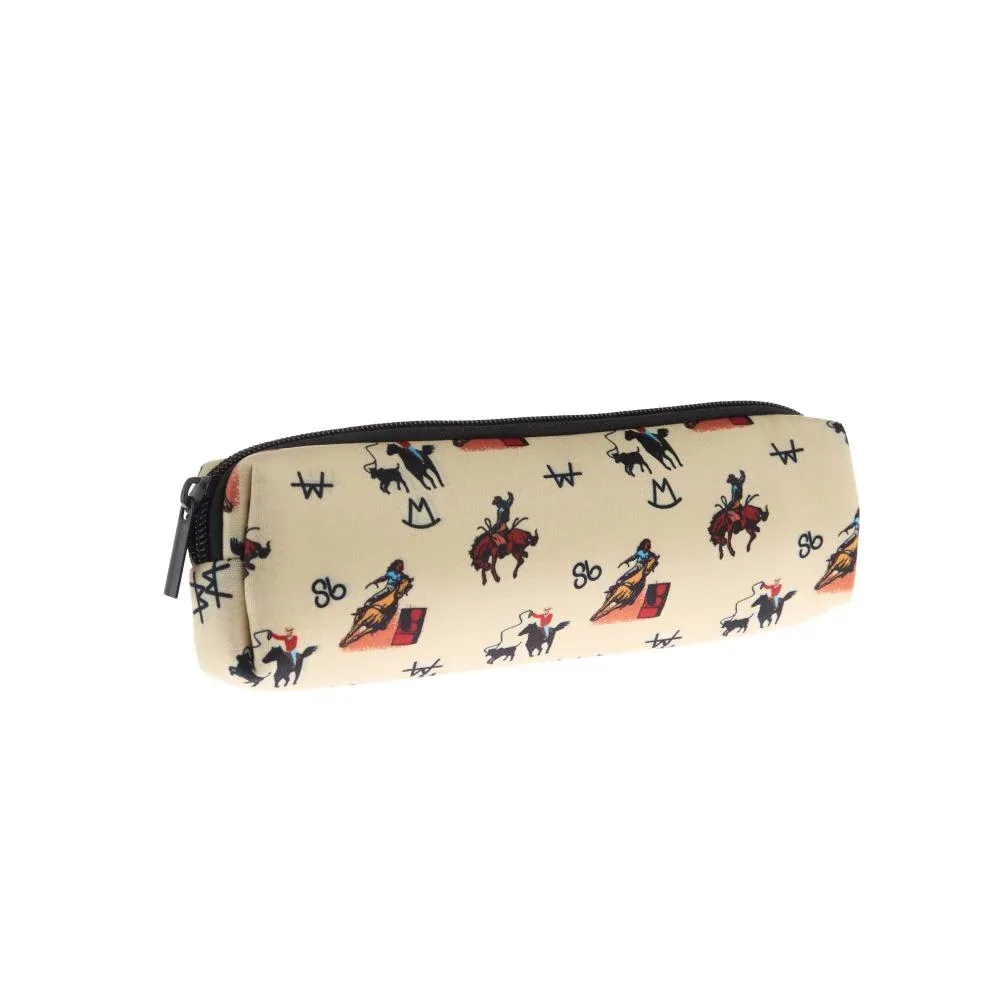 The Front Porch Label Vintage Cowboy Pencil Pouch