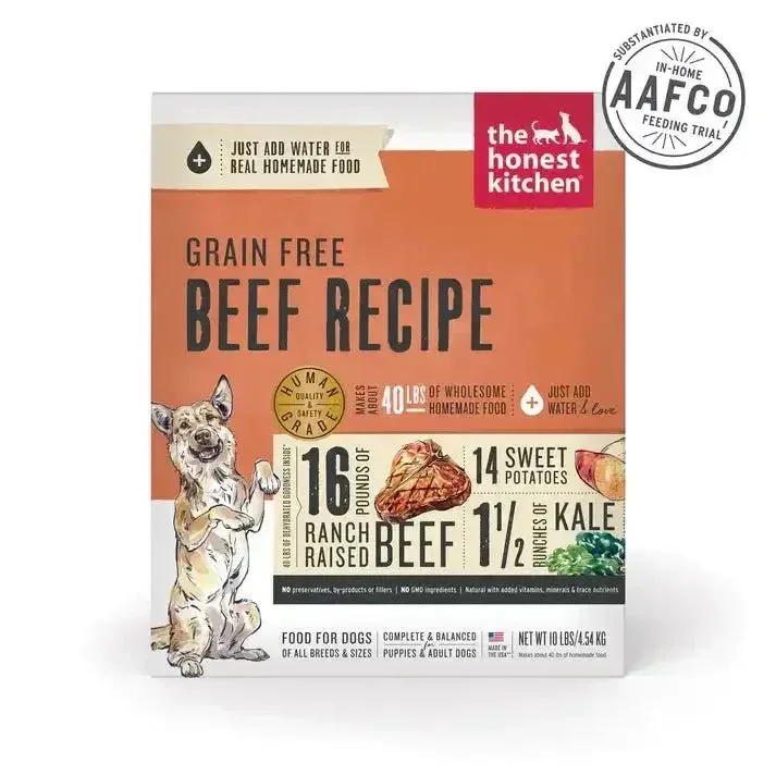 The Honest Kitchen Dehydrated Grain Free Beef Recipe Dog Food