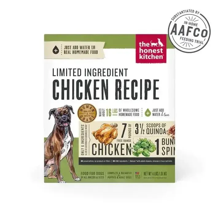 The Honest Kitchen Dehydrated Limited Ingredient Chicken Recipe Dog Food
