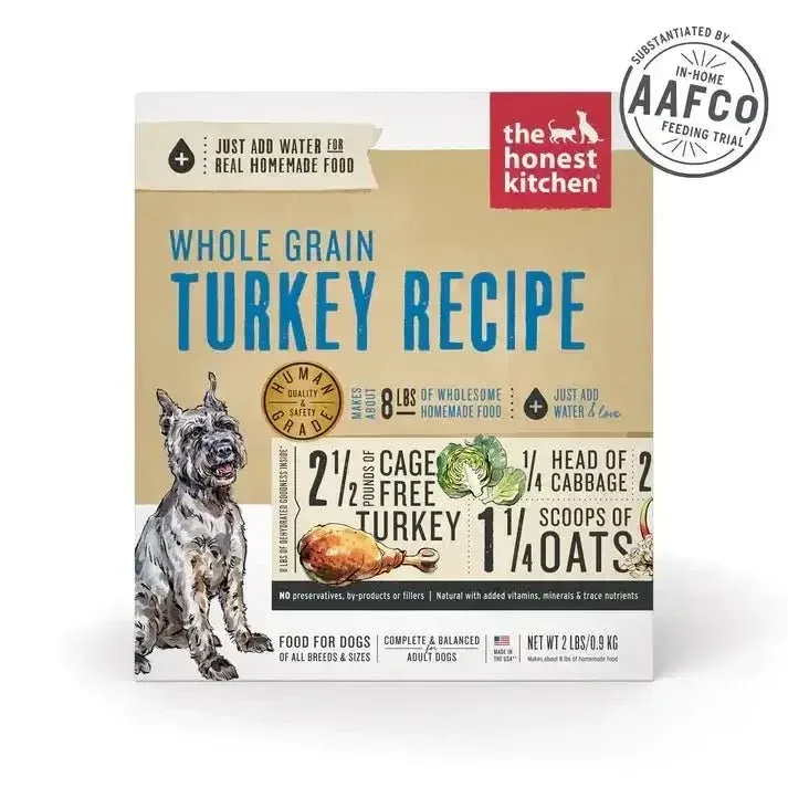 The Honest Kitchen Dehydrated Whole Grain Turkey Recipe Dog Food