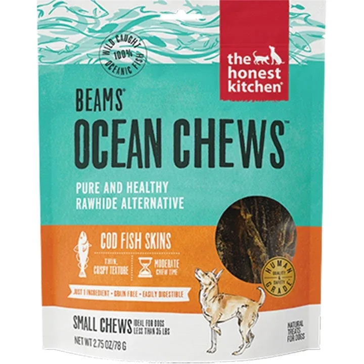 The Honest Kitchen Dog Beams Ocean Dog Chews Cod Small 2.75 oz