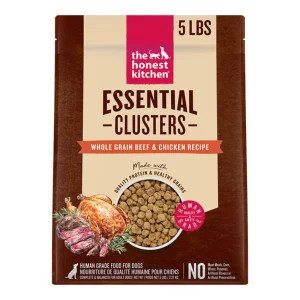 The Honest Kitchen Dog Essential Clusters, Beef, Chicken & Oat, 5 lbs