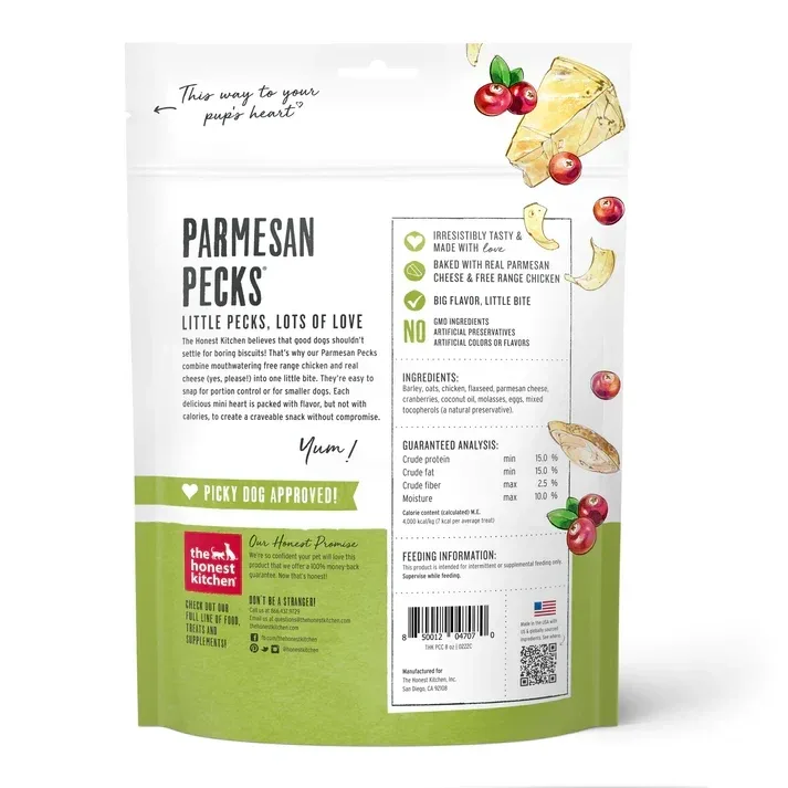 The Honest Kitchen Dog Parmesan Pecks Chicken And Cranberry 8oz. - Image 2