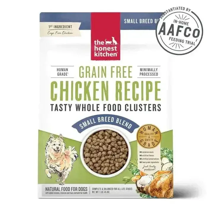 The Honest Kitchen Whole Food Clusters Small Breed Grain Free Chicken Dry Dog Food