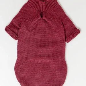 The Mabel Dog Sweater in Wine (FINAL SALE)