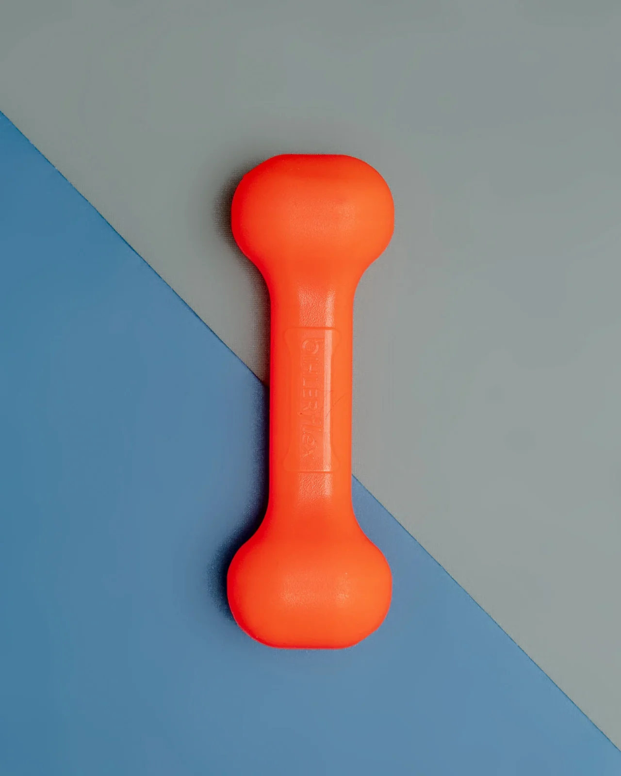The Perfect Bone Dog Toy in Orange (Made in the USA)