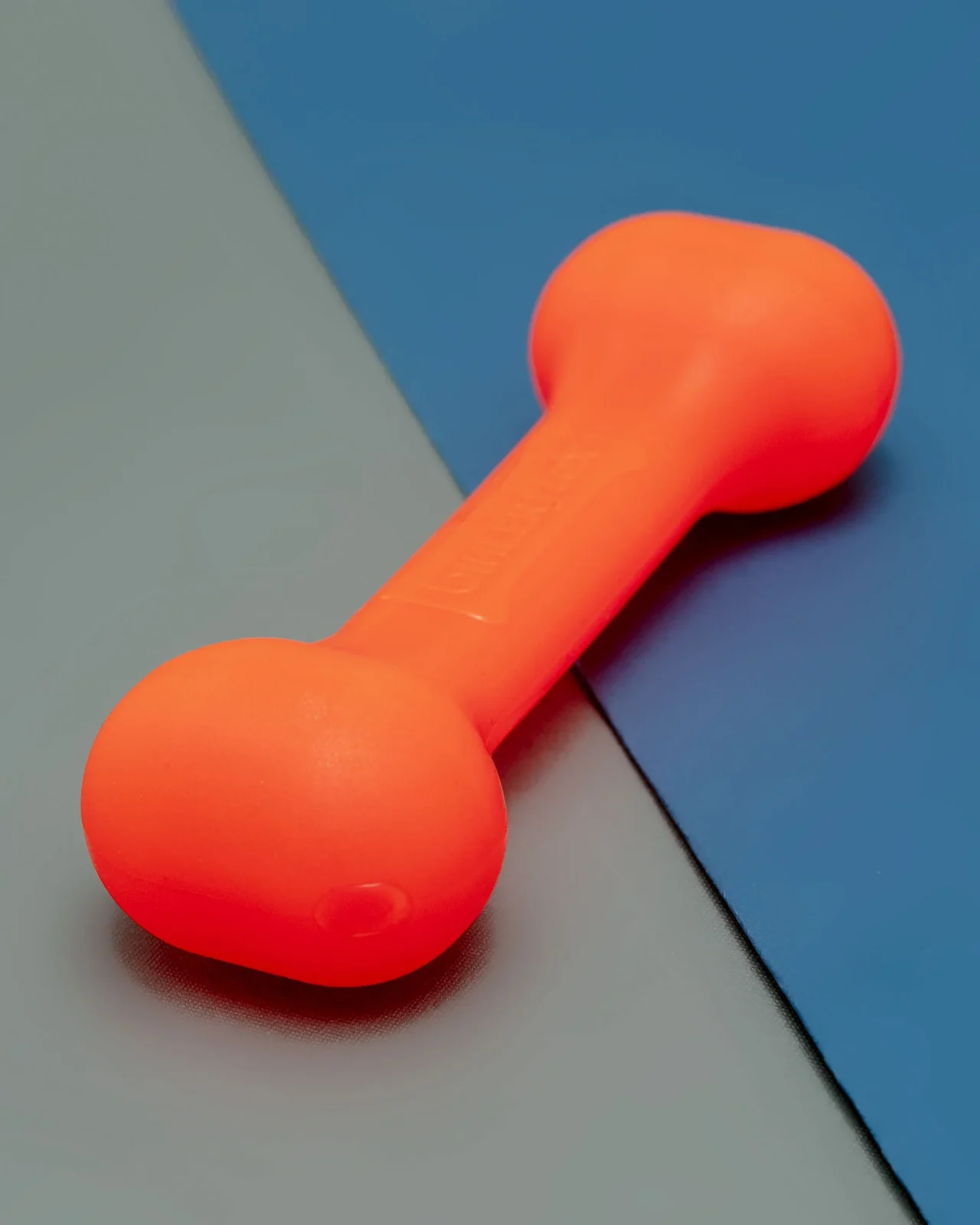 The Perfect Bone Dog Toy in Orange (Made in the USA) - Image 2