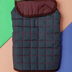 The Traveler Fleece-Lined Waterproof Dog Coat <>