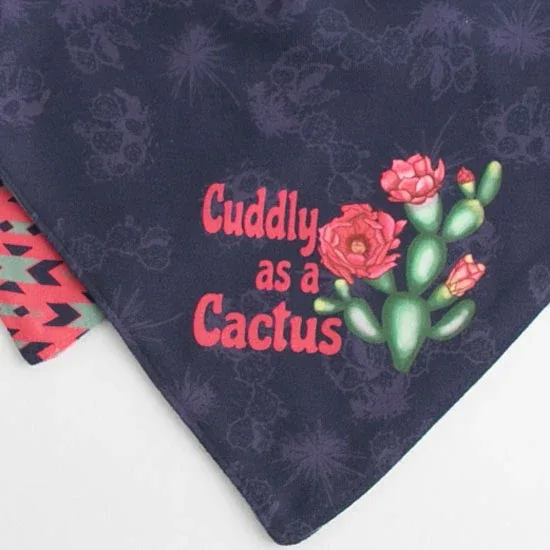 The Whole Herd Cuddly As A Cactus Drool Bib Set - Image 2