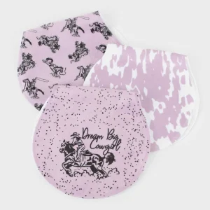 The Whole Herd Dream Big Cowgirl Burp Cloths