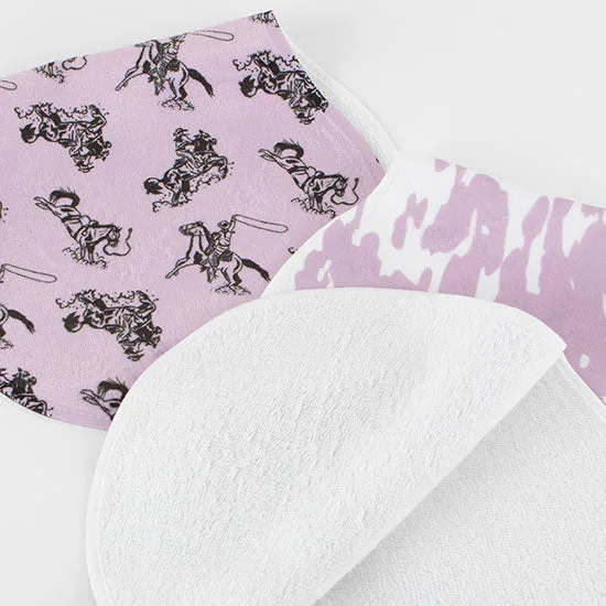 The Whole Herd Dream Big Cowgirl Burp Cloths - Image 2