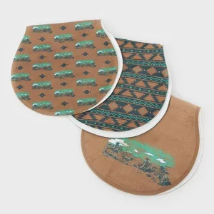 The Whole Herd Ranchin' Burp Cloth Set