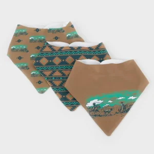 The Whole Herd Ranchin' Drool Bib Set