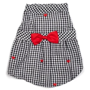 THE WORTHY DOG | Gingham Hearts Dress