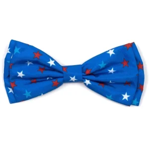 THE WORTHY DOG | Patriotic Stars Bow Tie