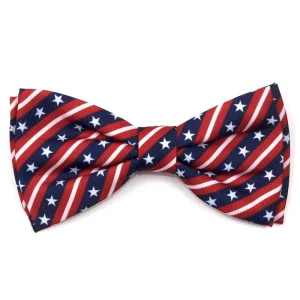 THE WORTHY DOG | Stars and Stripes Bow Tie