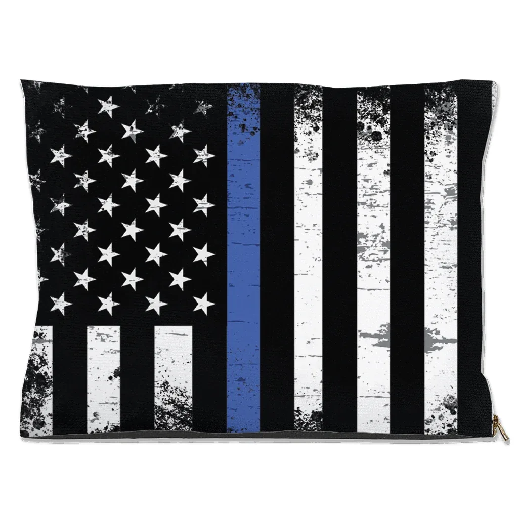 Thin Blue Line Dog Bed