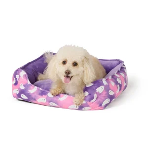Thrills & Chills® Halloween Ghost Cuddler Dog Bed, ONESIZE 18 IN L X 20 IN W