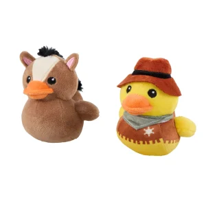 Thrills & Chills™ Halloween Plush Duck Horse Cowboy Dog Toy 2-Pack