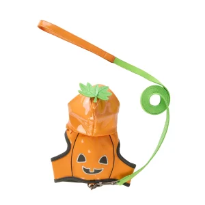 Thrills & Chills™ Halloween Pumpkin Kitten & Cat Leash & Harness Combo