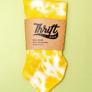 Tie-Dye Dog Bandana in Sunshine (Made in the USA) (FINAL SALE)