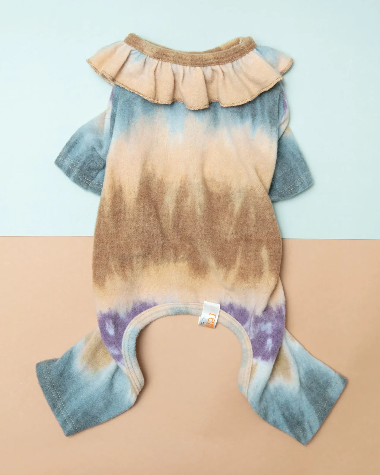 Tie-Dye Ruffle Dog Onesie (Made in the USA) <>