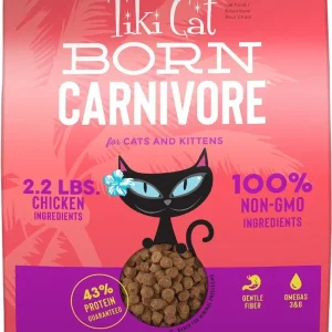 Tiki Pet Cat Carnivore Grain Free Chicken and Herring 2.8lbs.