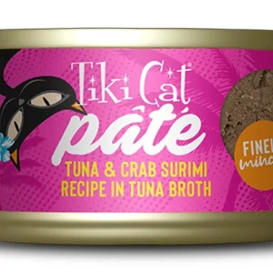Tiki Pet Cat Grill Pate Tuna and Crab 2.8oz. (Case of 12)