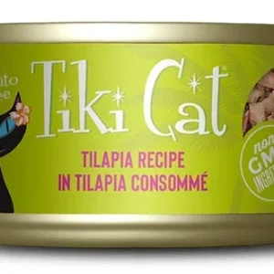 Tiki Pet Cat Kapi'olani Luau Tilapia 2.8oz. (Case of 12)