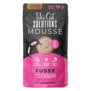 Tiki Pet Cat Solutions Mousse Fussy 2.4oz. (Case of 12)
