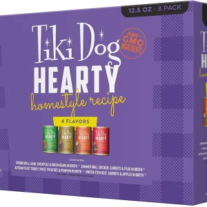 Tiki Pet Dog Hearty 12.5oz. Variety Pack (Case of 8)