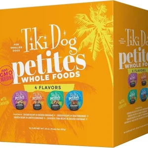 Tiki Pet Dog Wholefoods 3oz. Variety Pack (Case of 10)
