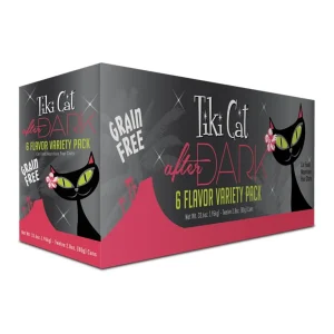 Tiki Pets Cat After Dark 5.5oz. Variety Pack (Case of 8)