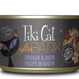 Tiki Pets Cat After Dark Chicken and Duck 5.5oz. (Case of 8)