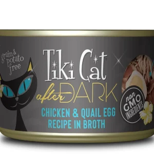 Tiki Pets Cat After Dark Chicken and Quail 5.5oz. (Case of 8)