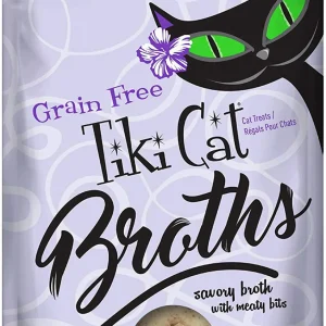 Tiki Pets Cat Broth Duck and Chicken 1.3oz Pouch (Case of 12)